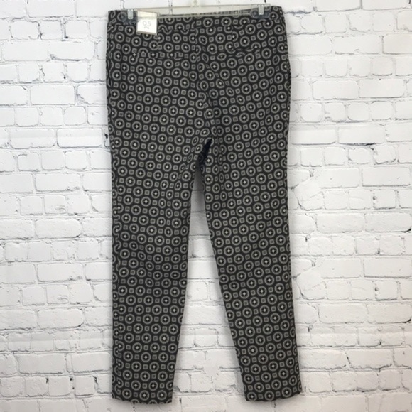 CHICO’S Circle Jacquard Ankle Pants sz .5/S - Picture 6 of 9